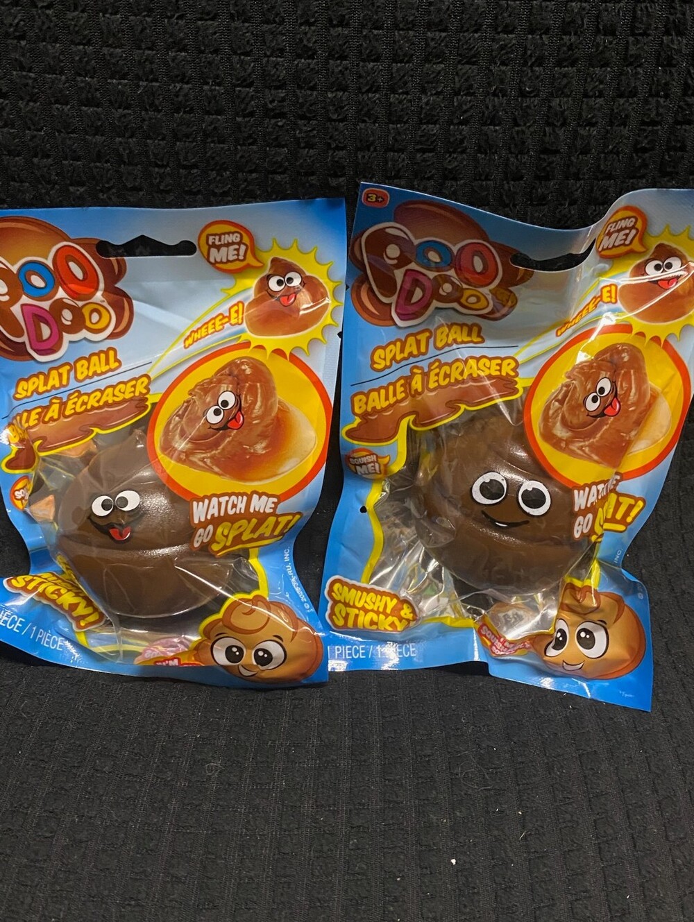 Splat Ball Smushy Sticky Toy - Brown(2)